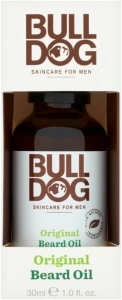 BULLDOG SKINCARE - Grooming Original Beard Oil Tames and Conditions Beard 30 ml