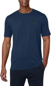 Under Armour Men's Ua Sportstyle Lc Ss Super Soft Men's T Shirt for Training and Fitness, Fast-Drying Men's T Shirt with Graphic (Pack of 1)