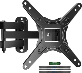 Suptek TV Wall Bracket for 13-42 inch TVs, Rotate Swivel Tilt TV Wall Mount with Extended Articulating Arms for Monitors and TVs up to 20kg, Full Motion Monitor Wall Mount Max VESA 200x200mm MA1345