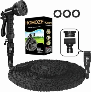 HOMOZE Expandable Garden Hose 50ft Hose Pipe Expandable with 3/4