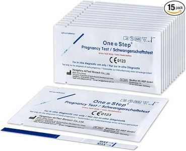 15 x Ultra Early - 10mIU Wide Width 3.5mm Pregnancy Test Strips (Tests up to 6 Days Earlier)