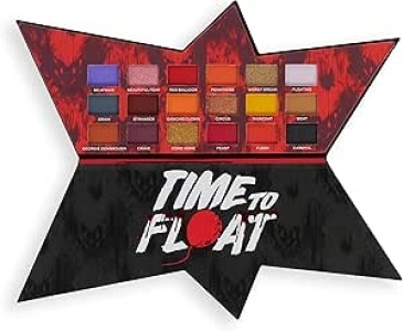 Makeup Revolution X IT You'll Float too Shadow Palette, 18 Pigmented Matte and Shimmer Costume Eye Shades