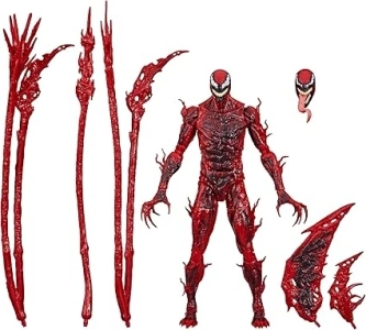 Marvel Legends Series Carnage, Venom: Let There Be Carnage Deluxe 6 Inch Collectible Action Figure, Red