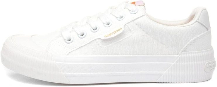 Rocket Dog Cheery Womens White Canvas Shoe