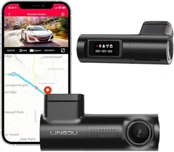 2K Dash Cam Front, WiFi Dash Camera for Cars, Built-in GPS, Car Camera Dash with 0.96