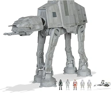 Star Wars Micro Galaxy Squadron AT-AT Walker - 10-Inch Assault Class Vehicle with Five 1-Inch Micro Figure Accessories