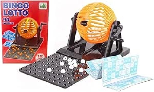 SHINE Bingo 90 Number Game Family Game 2 Player with Cards Traditional Bingo Game