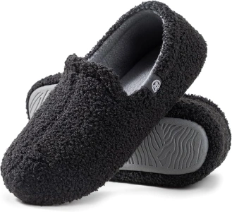 Women's Closed Back Fleece Slipper with Memory Foam
