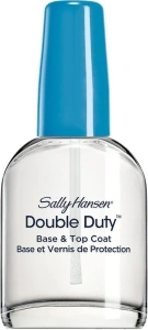 Sally Hansen Double Duty Strengthening Base and Top Coat, 13.3ml