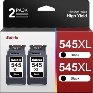 545XL Ink Cartridges Black Replacement for Canon 545 Black Ink Cartridges XL PG545XL PG-545XL PG545 PG-545 XL for Canon Pixma TS3150 MG3050 TR4550 TS3350 MG2950 TR4551 TS3355 Packing May Vary
