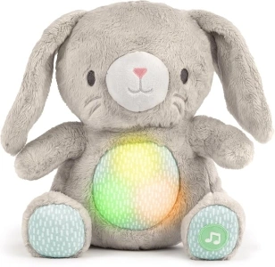 Ingenuity Heart to Hugs Sylvi Soothing Plush Toy, Gentle Vibration, Melodies, Heartbeat Sounds, Soft Lights, Age 0M+