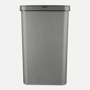Tower T838005G Sensor Bin with Retainer Ring, Battery-Operated, 50L, Grey
