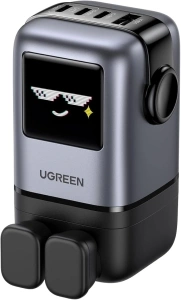 UGREEN UNO 100W USB C Charger Nexode 4-Port GaN Fast Charger Plug USB C Laptop Charger Compatible with MacBook Pro/Air, iPad Pro, iPhone 16 Pro/16, Galaxy S24, Pixel 9, Steam Deck, ROG Ally