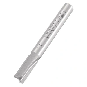 Trend Professional Straight Two Flute Router Cutter Bit, 1/4 Inch Shank, 6.3mm Cut Diameter and 16mm Cut Length, Tungsten Carbide Tipped, 3/20X1/4TC