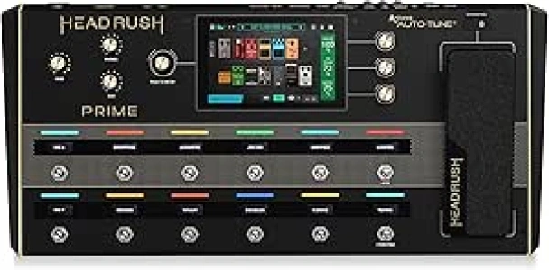 HeadRush Prime - Guitar & Vocal Multi Effects Pedal & Amp Modelling Processor with Amp Cloner, Antares Auto-Tune, WiFi, Touchscreen, Looper & Bluetooth