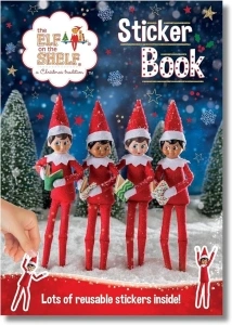 Elf On The Shelf Sticker Book | Christmas Activity Pack | Stickers Book | Elf Gifts and Presents for Kids | Christmas Elf on the Shelf Accessories | Elf Arrival