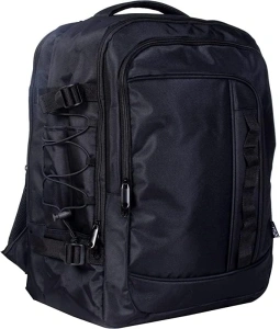 KT20 45x36x20cm Backpack Holdall 40L fits easyJet Maximum Cabin Hand Luggage Under Seat Flight Bag, Black - Take The Maximum on Board Without Charges!