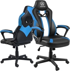 JOYFLY Gaming Chair, Game Chair for Adults, Gamer Chair Racing Style Ergonomic PC Chair with Headrest and Lumbar Support, for Boys Teens（Blue）