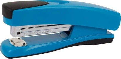 Q-Connect Half Strip Plastic Stapler Blue (Capacity: 20 sheets of 80 gsm paper) KF02151