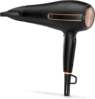 BaByliss Super Power 2400W Hair Dryer, Salon AC Professional motor, Strong fast drying airflow Black