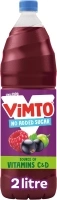 Vimto Original Real Fruit Squash No Added Sugar - Low Calorie Mixed Fruit Juice Squash, Blackcurrant, Grape & Raspberry, 2L Bottle