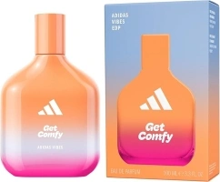 adidas Vibes Get Comfy Eau de Parfum For All, Relaxing and Comforting, Long Lasting Fragrance, Vanilla and Mandarin 100ml