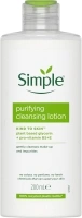 Simple Kind to Skin Purifying Cleansing Lotion Cleanser for Sensitive Skin Gently Removes Makeup and Impurities 200 ml