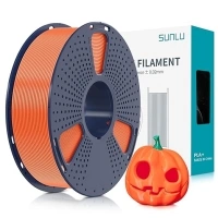 SUNLU PLA PLUS 3D Printer Filament, 1.75mm PLA+ 3D Filament for FDM 3D Printer & 3D Pens, Neatly Wound Filament, Strong and Toughness, Dimensional Accuracy +/- 0.02mm, 1KG Spool(2.2 LBS), Sunny Orange