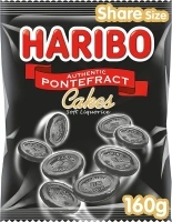 HARIBO Pontefract Cakes Bag, 160g