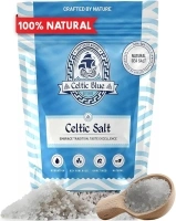 Celtic Blue Celtic Sea Salt 500g | 100% Unrefined Coarse Celtic Sea Salt | 82+ Essential Minerals & Nutrients | Light Grey Celtic Salt | Traditionally Hand Harvested from Guérande, France