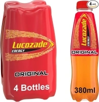 Lucozade Energy Drink Original 4x380ml