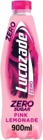 Lucozade Energy Zero Pink Lemonade 900ml