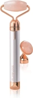 Finishing Touch Flawless Contour, Electric Rose Quartz Roller and Face Massager – AA Battery Included