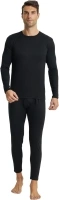 LNFINTDO Mens Thermal Underwear Set Crew Neck Long Sleeve Top & Long Johns Bottoms Winter Warm Base Layer Set