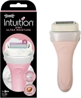 WILKINSON SWORD - Intuition Ultra Moisture For Women | No Shave Gel Needed | Razor Handle + 1 Blade Refills