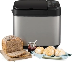 Panasonic SD-YR2550SXC Fully Automatic Breadmaker, Horizontal Design and Yeast Dispenser, 31 Automatic Programmes,, Dual Temperature Sensors, 13 Hours Digital Timer, Silver