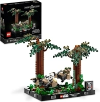 LEGO Star Wars Endor Speeder Chase Diorama Set for Adults, with Luke Skywalker, Princess Leia & Scout Trooper Minifigures, Return of the Jedi Collectible Model, Gift for Men & Women 75353