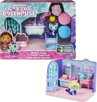 Gabby’s Dollhouse, Primp and Pamper Bathroom with MerCat Figure, 3 Accessories, 3 Furniture Pieces and 2 Deliveries, Kids’ Toys for Ages 3 and above