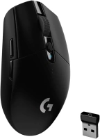 Logitech G305 LIGHTSPEED Wireless Gaming Mouse, HERO 12K Sensor, 12,000 DPI, Lightweight, 6 Programmable Buttons, 250h Battery Life, On-Board Memory, PC/Mac - Black