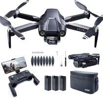 CHUBORY X10 PRO GPS Drone with Camera for Adults 4K, 90 Min Long Flight Time, Long Control Range, Auto Return, Follow Me, Brushless Motor, RC Quadcopter