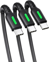 INIU USB C Charger Cable, [3 Pack, 2+2+0.5m] USB A to USB C Cable 3.1A Fast Charging, Braided Phone Charger Type C Cable for iPhone 15 Samsung Galaxy S23 S22 Switch PS5 Huawei Google Pixel 7 Pro etc.