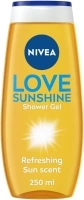 NIVEA Love Sunshine Shower Gel (250 ml), Refreshing and Caring Shower Gel with Aloe Vera, Nourishing Formula with Unique Summer Fragrance, Packaging May Vary