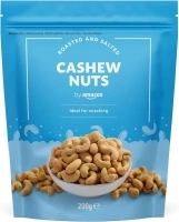 by Amazon Roasted and Salted Cashew Nuts, 200 g