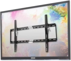 Duronic 33" - 60" TV Bracket TVB777 Heavy Duty Adjustable Black Wall Bracket For LCD|Plasma|LED|3D|4K |OLED |QLED For Wide Screens With Tilt down. VESA 200 X 200, 400 X 400, 600 X 400