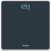 Homebuds Digital Bathroom Scales for Body Weight, Weighing Scales Professional Since 2001, Crystal Clear LED and Step-on, Batteries Included, 28st/400lb, Blue