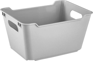 keeeper Storage Box, Textured Surface, 1.8 L, Lotta, Nordic Grey