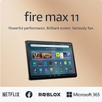 Certified Refurbished Amazon Fire Max 11 tablet, our most powerful tablet yet, vivid 11" display, octa-core processor, 4 GB RAM, 14-hr battery life, 64 GB, Grey, with Ads