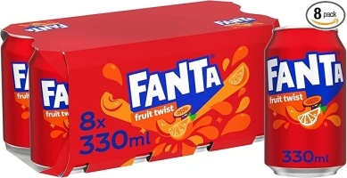 Fanta Fruit Twist 8 x 330ml Cans