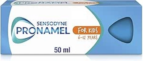 Sensodyne Pronamel Toothpaste Kids Enamel Care for Children 6-12 Years, Mild Mint Flavour, 50ml