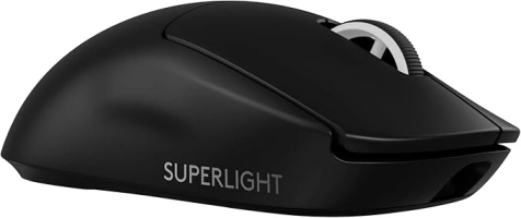 Logitech G PRO X SUPERLIGHT 2 LIGHTSPEED Wireless Gaming Mouse, Lightweight, 4K polling, LIGHTFORCE Hybrid Switches, HERO 2 Sensor, 32,000 DPI, 5 Programmable Buttons, USB-C Charging, PC, Mac - Black